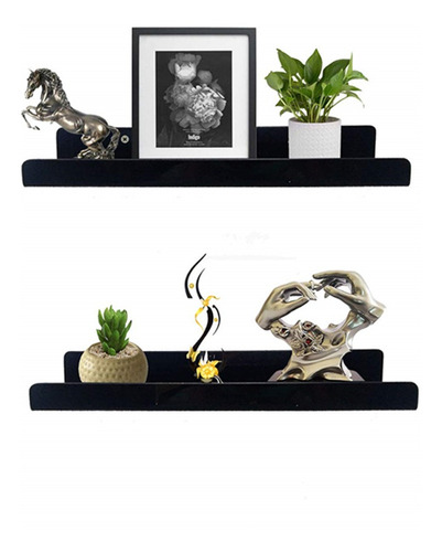 Estantes De Pared Flotante Acrílico Arte Perfume Estante Bañ