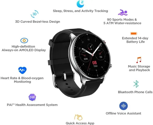 Reloj Smartwatch Amazfit Gtr 2 Sport Gps Llamadas Musica