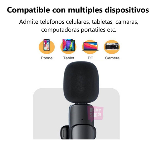 Micrófono Inalámbrico Corbatero Celular iPhone Android Usb C