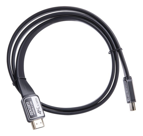 Cable Adaptador Hdmi De 1 Hdmi Macho A 1 Hdmi Macho Epcom Powerline Phdmi1.8m Negro De 1.8m