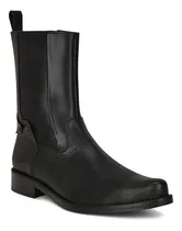 Comprar Botas Franco Cuadra Caballero En Piel De Venado Negro