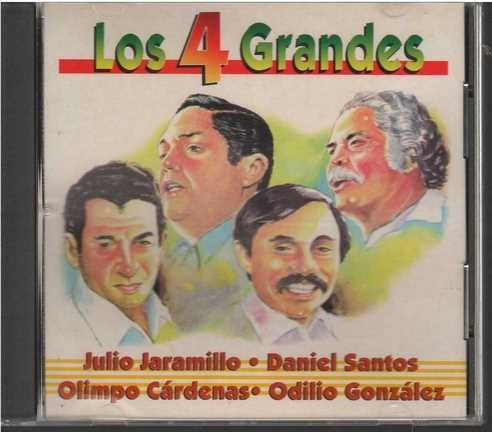 Cd - Los 4 Grandes / Varios Artistas - Original Y Sellado