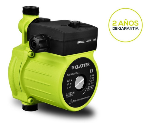 Imagen 2 de 5 de Bomba Presurizadora Klatter 23 Litros Por Minuto 220v 100w