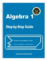 Comprar Libro: Algebra 1 Step-by-step Guide: Review For Algebra 1 1