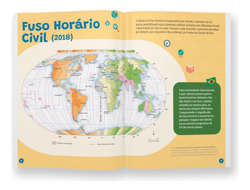 Atlas Geográfico: Bandeiras Dos Países E Estados Do Brasil - Acompanha Megapôster Do Mapa-múndi