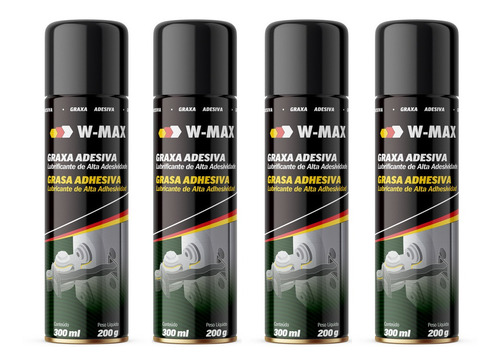 Graxa Adesiva Wurth Spray Lubrificante Líquido W-max