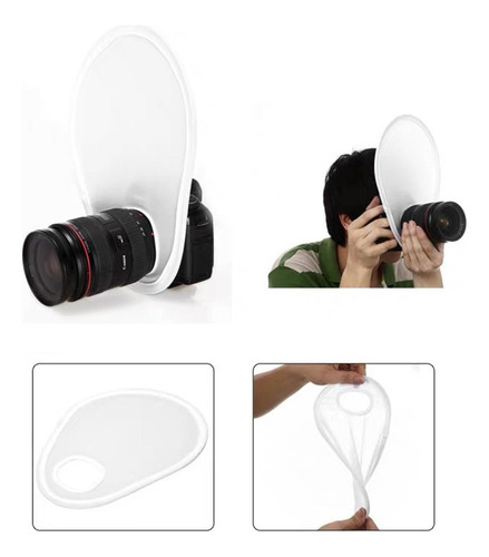 Difusor De Flash Difusor De Lente De Cámara Plegable Con Bol