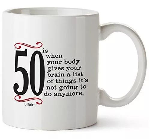 Taza para hombre 50 cumpleaños