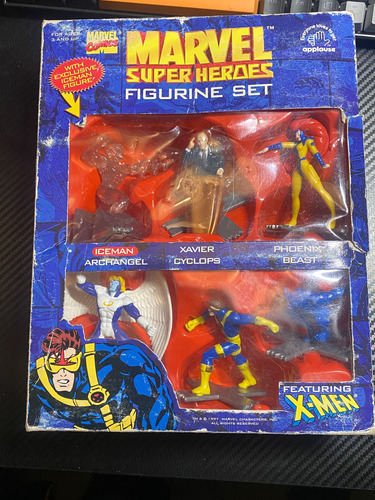 Marvel Super Heroes Figurine Set X Men Exclusive Applause (Usado)