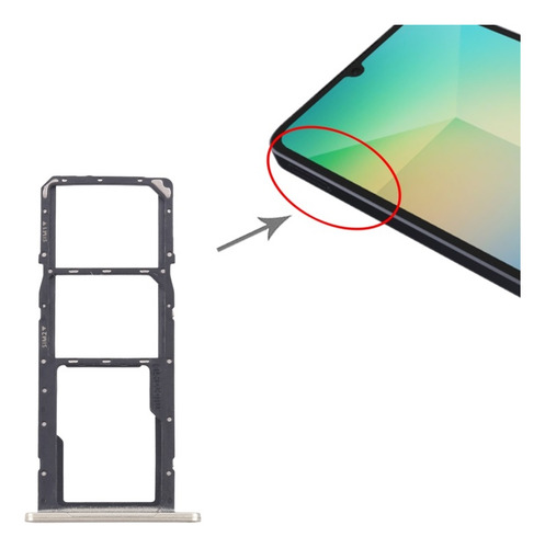 Bandeja Sim + Sim + Micro Sd Para Samsung Galaxy A06