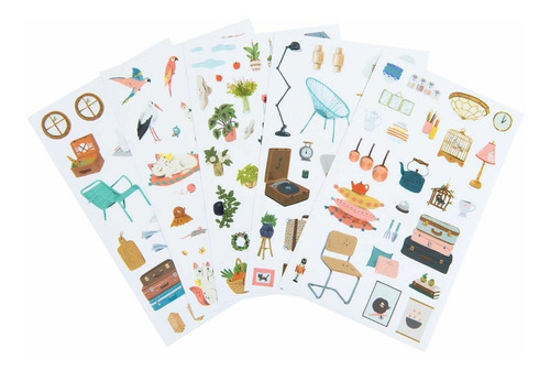 Imagen 5 de 6 de Libro Para Colorear Con Stickers Las Parisinas Moulin Roty