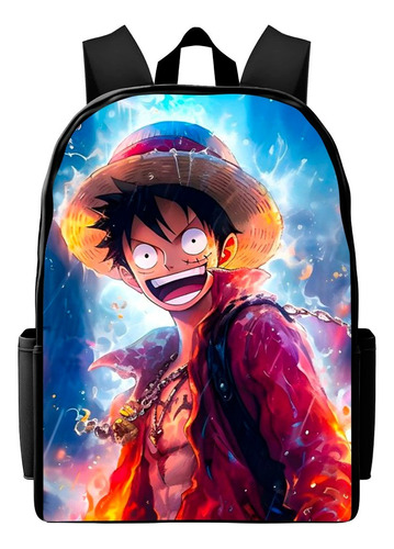 Mochila Escola Faculdade Anime One Piece Adulto Infantil Desenho do tecido M38