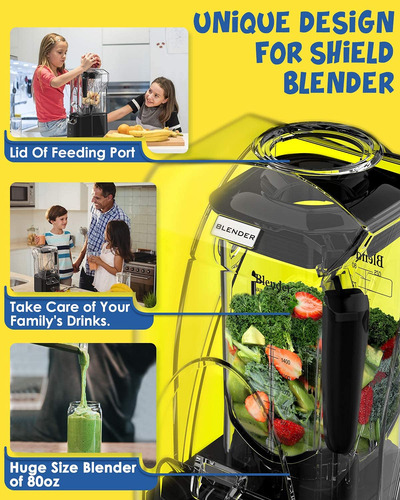 Liquidificador Cranddi K90 Quiet Commercial 2200w 2,2l Isola