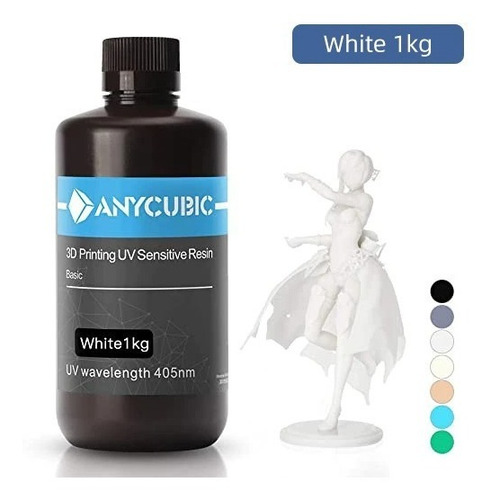 Imagem 1 de 1 de Resina Anycubic 405nm 1 Litro Diversas Cores Pronta Entrega