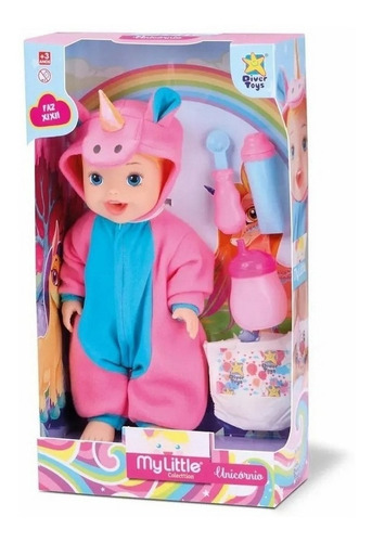 Muneca Unicornio En Panales Hace Pipi Art Div016 Loonytoys