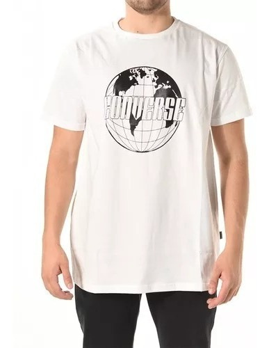 Remera Hombre Converse World Cons Mc Blanco Urbana Dygsport