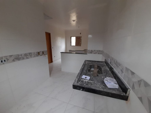 Imagem 7 de 14 de Casa Nova Sobreposta Com 2 Dormitórios À Venda, 51 M² Por R$ 190.000 - Mirim - Praia Grande/sp - Ca0590