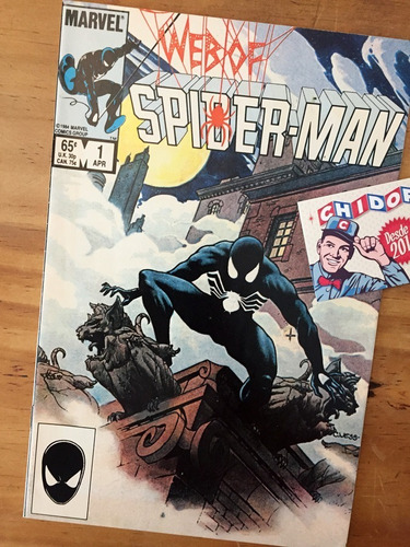 Comic - Web Of  Spider-man #1 Black Spidey