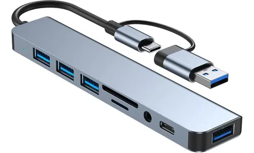 Lukcozmo Hub Usb-c 7en1 Extensor Y Splitter Usb