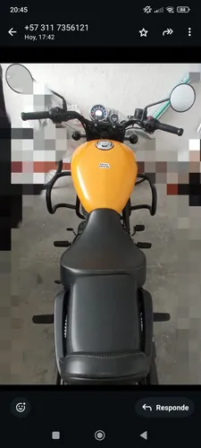 Royal Enfield Meteor 350 Color Amarillo Modelo 2023 Cil