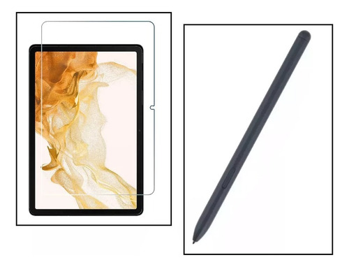 Lapiz Pen Stylus Para Samsung Galaxy Tab S8 Y S7  + Mica Pap