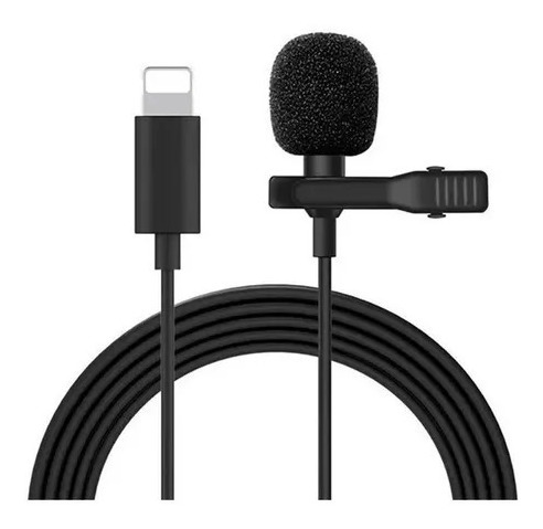 Microfono De Solapa Para iPhone/ Lightning/ iPad