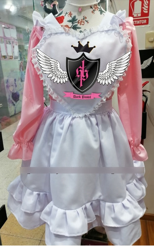 Jks Jumper Corazón Maid Outfit Cosplay Lolita Harajuku Anime