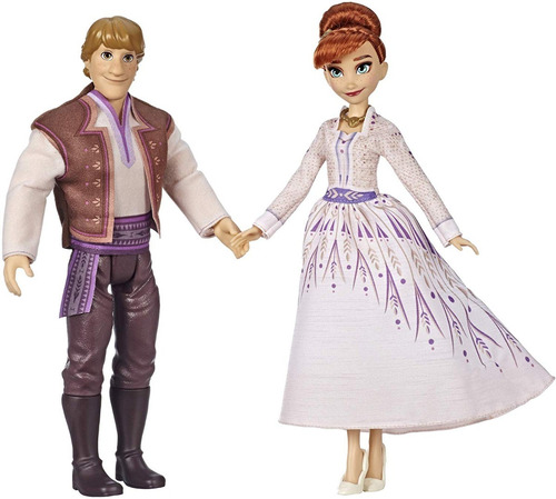 Disney Frozen Ii Set Muñecos Anna & Kristoff Juguete Niñas
