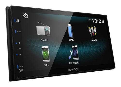 Radio Carro Kenwood Dmx125bt Bluetooth Usb Mirrolink Nuevo