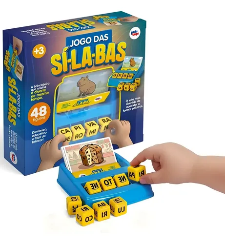 Jogo Das Sílabas Dinâmico Educativo E Fácil De Brincar