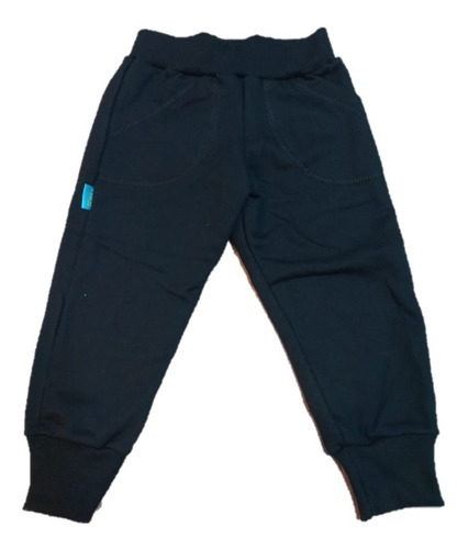 Pantalón Jogging Escolar Friza Frizado Con Puño Niño Algodón