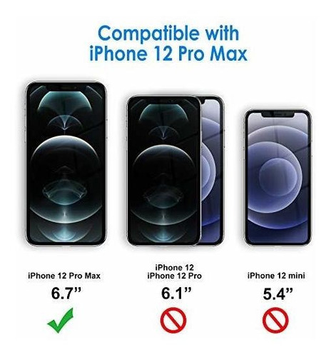 Funda Para iPhone 12 Pro Max De Parte Trasera Transparente