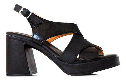 Sandalias Gina Ferrari Plataforma Cuero 1603 Calzados Susy