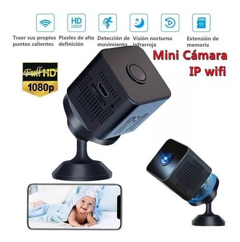 Mini Camara Espia Seguridad Oculta HD 1080P Detector Movimiento Vision  Nocturna