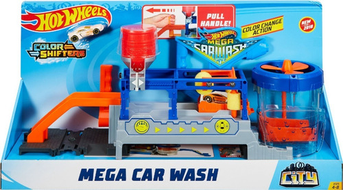 Auto Pista Hot Wheels Mega Lavado De Autos / Rabstore