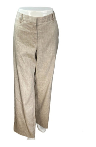 Pantalón Gap Linen T2 Beige Super Fresco Y Elegante 