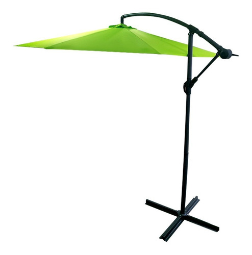 Sombrilla Parasol Jardin Exterior Patio C/ Manivela 3 Metros