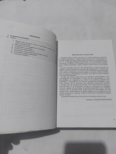 Libro 5000 Problemas De Analisis Matematico Demidovich (Usado)