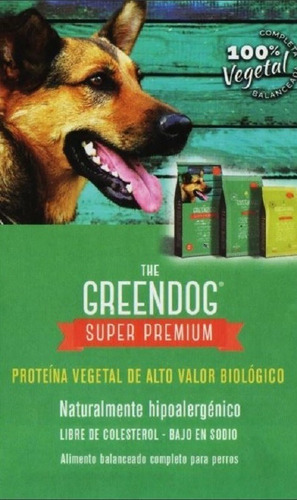 The Green Dog Alimento Vegano Para Perros 10kg Cachorro