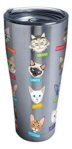 Tervis Flat Art Cats Made In Usa Double Walled 5fo8i