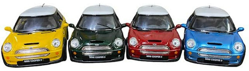 Mini Cooper S Die Cast Set 1:28 ¡colecciónalos!