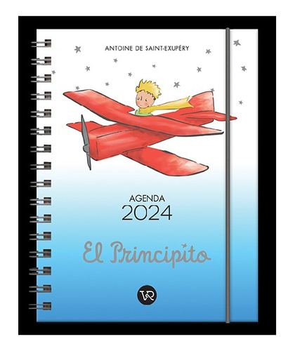 Agenda El Principito 2024  Tapa Blanca/azul 