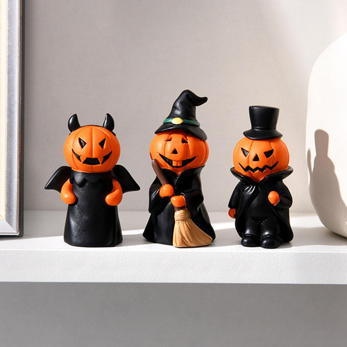 4 Figura De Calabaza En Miniatura, Muñeca De Calabaza