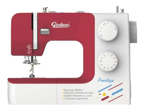 Godeco Prestige Maquina De Coser 23 Diseños Engranaje Metal