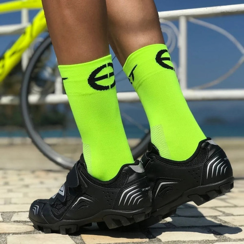 Imagem 5 de 6 de Meia Ciclismo Ert Cano Medio Várias Cores - Xtreme Cool