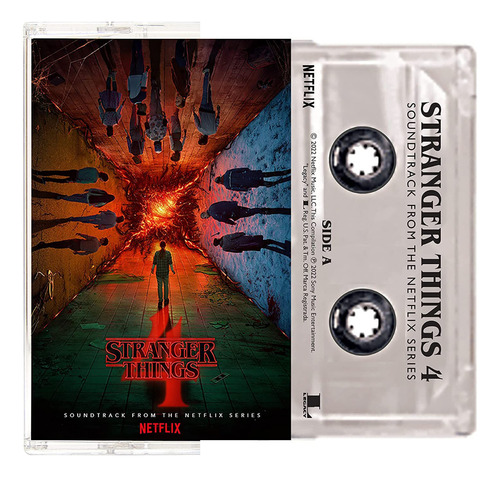 Fita Cassete K7 - Stranger Things Soundtrack Temporada 4 Nfe