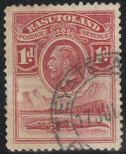 Imagen 1 de 1 de Estampillas Basutolandia 1932 - Rey Jorge V Con Paisaje