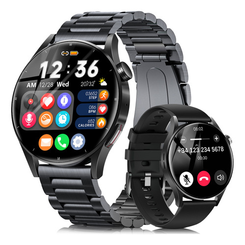 Reloj Inteligente Impermeable Hombre  Negocio Smartwatc 