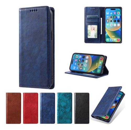 Funda Tipo Cartera Para Teléfono Redmi 13c 12 10 10c 9 11a