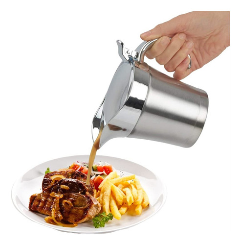Olla Para Salsa De Doble Capa Acero Inoxidable 304